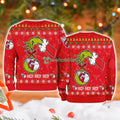Cleveland Guardians Mlb Grinch Hand Ugly Christmas Sweater 3D