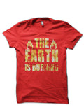 The Earth is Burning-Climate T-Shirt Hoodie, Sweatshirt | PureTeeCo.com