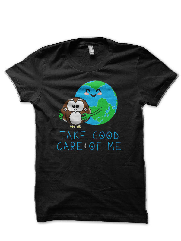 Climate -Happy Earth-Day Shirt Planet Gift Idea Funny Hugging Owl T-Shirt Hoodie, Sweatshirt | PureTeeCo.com