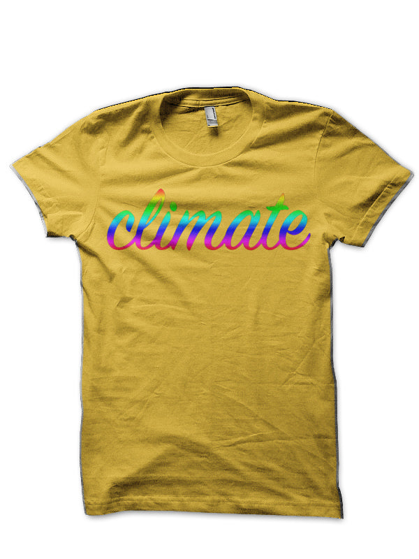 Climate Yellow T-Shirt Hoodie, Sweatshirt | PureTeeCo.com