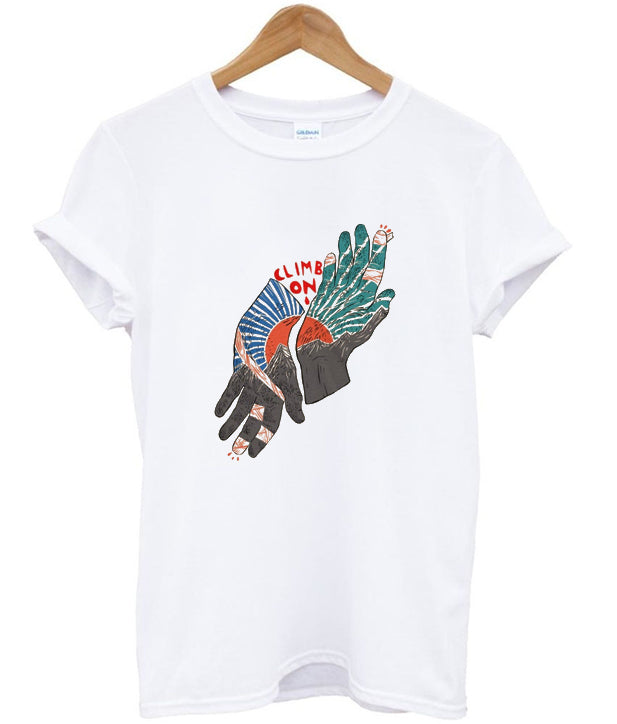 climb on t-shirt Hoodie, Sweatshirt | PureTeeCo.com