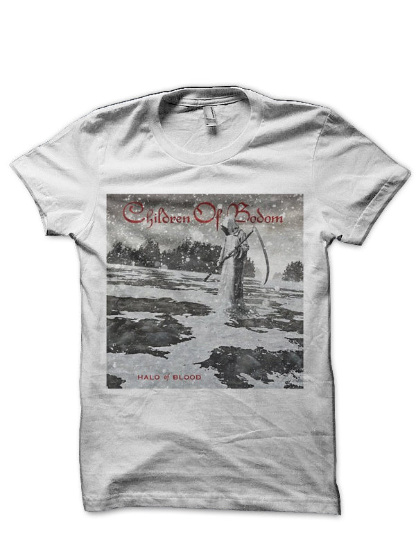 Children Of Bodom Half Sleeve White T-Shirt Hoodie, Sweatshirt | PureTeeCo.com
