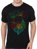 The Beard Half Sleeve Black T-Shirt Hoodie, Sweatshirt | PureTeeCo.com