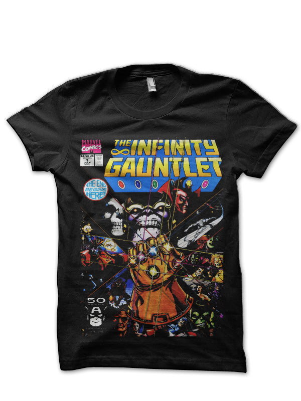 Infinity Gauntlet Black T-Shirt Style001 Hoodie, Sweatshirt | PureTeeCo.com