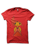 Comicones Flame Princess Red Half Sleeve T-Shirt Hoodie, Sweatshirt | PureTeeCo.com