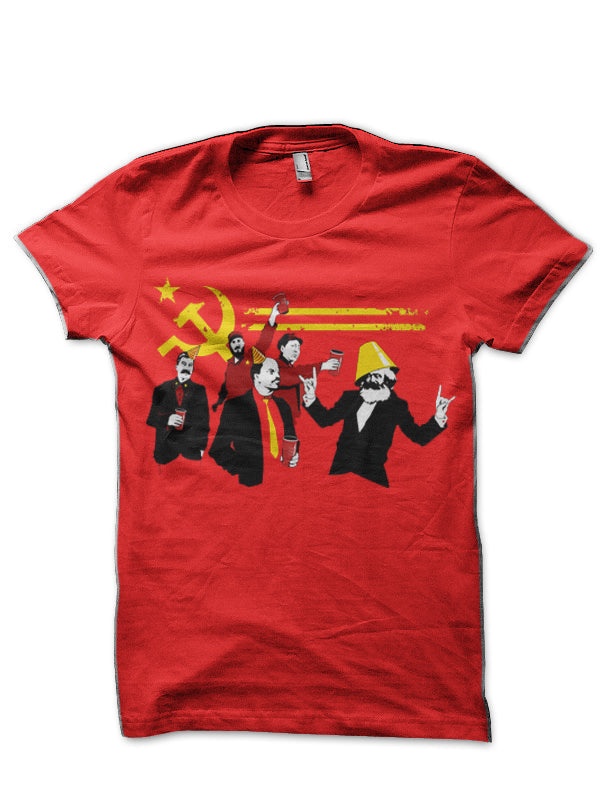 The Communist Party Red T-Shirt Hoodie, Sweatshirt | PureTeeCo.com