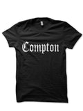 Compton Black Tee Hoodie, Sweatshirt | PureTeeCo.com