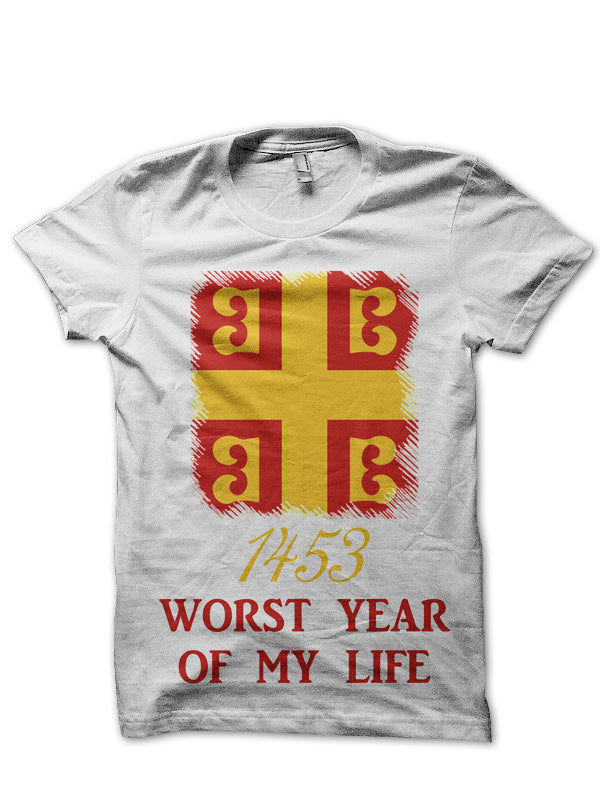 Constantinople 1453 Byzantine Empire White T-Shirt Hoodie, Sweatshirt | PureTeeCo.com