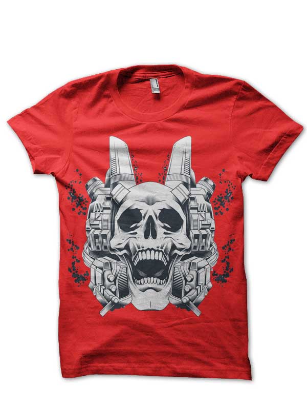Robot Skull T-Shirt Hoodie, Sweatshirt | PureTeeCo.com