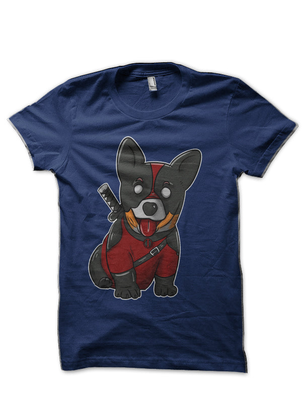 Corgi Dogs Navy Blue T-Shirt Hoodie, Sweatshirt | PureTeeCo.com