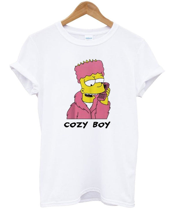cozy boy simpson tshirt Hoodie, Sweatshirt | PureTeeCo.com