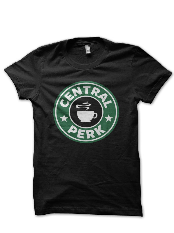 Central Perk Black T-Shirt Hoodie, Sweatshirt | PureTeeCo.com