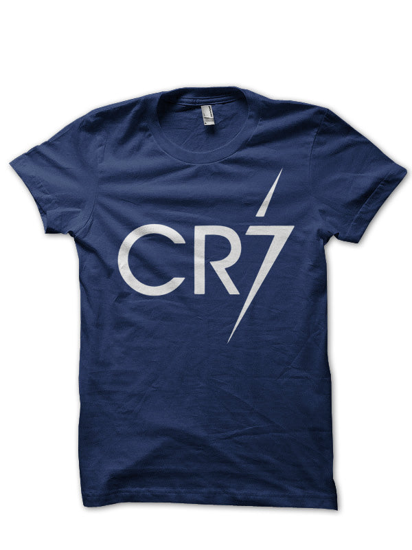 CR 7 Navy Blue Tee Hoodie, Sweatshirt | PureTeeCo.com