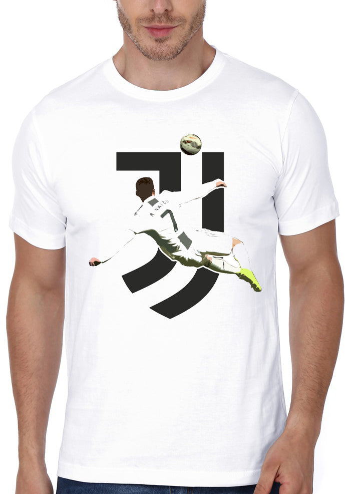 CR7- Ronaldo-Juventus White T-Shirt Hoodie, Sweatshirt | PureTeeCo.com