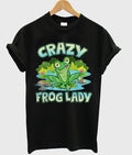 crazy frog lady t-shirt Hoodie, Sweatshirt | PureTeeCo.com