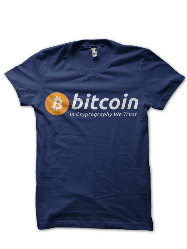 Bitcoin In Cryptography We Trust T-Shirt Hoodie, Sweatshirt | PureTeeCo.com