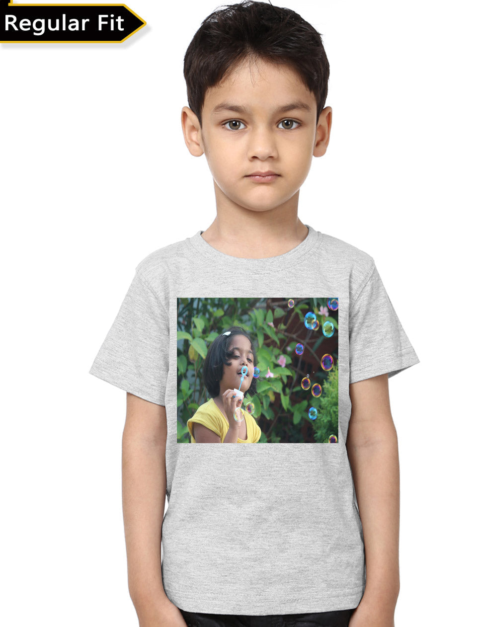 Custom Kid Grey Unisex Tee Hoodie, Sweatshirt | PureTeeCo.com