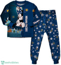 Custom Name Indiana Pacers Cartoon Mouse Couple Christmas Matching Pajamas Set