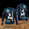 Custom Name Milwaukee Brewers Cartoon Mouse Couple Christmas 3D Sweater