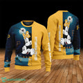 Custom Name Pittsburgh Pirates Cartoon Mouse Couple Christmas 3D Sweater
