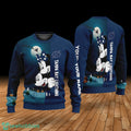 Custom Name Tampa Bay Lightning Cartoon Mouse Couple Christmas 3D Sweater