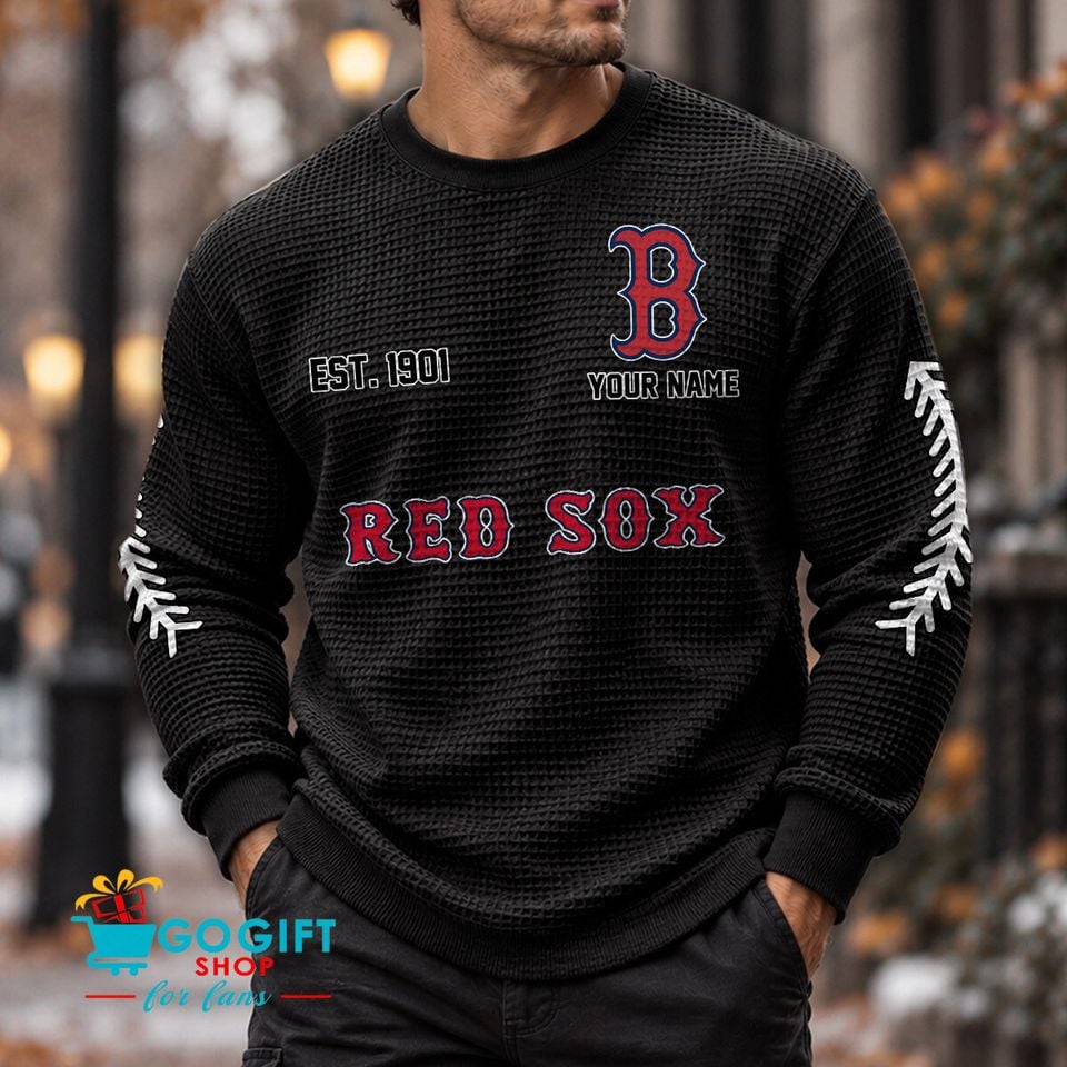Boston Red Sox Waffle Sweatshirt