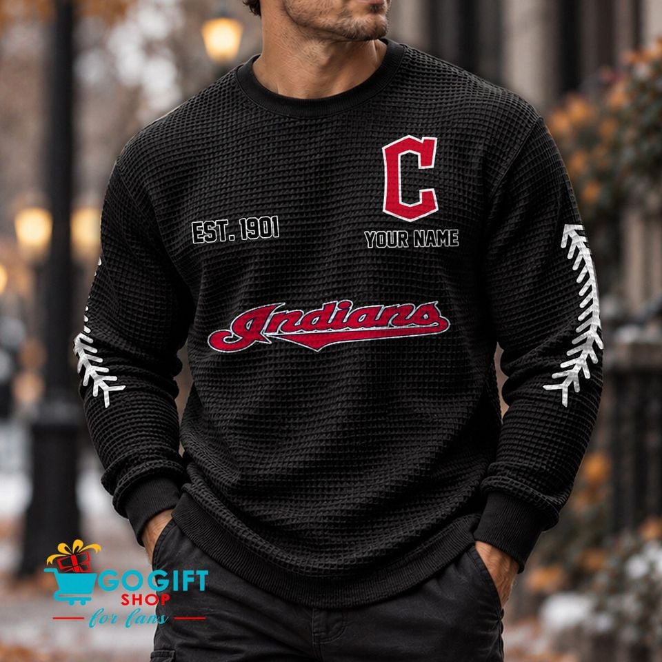 Indians Waffle Sweatshirt