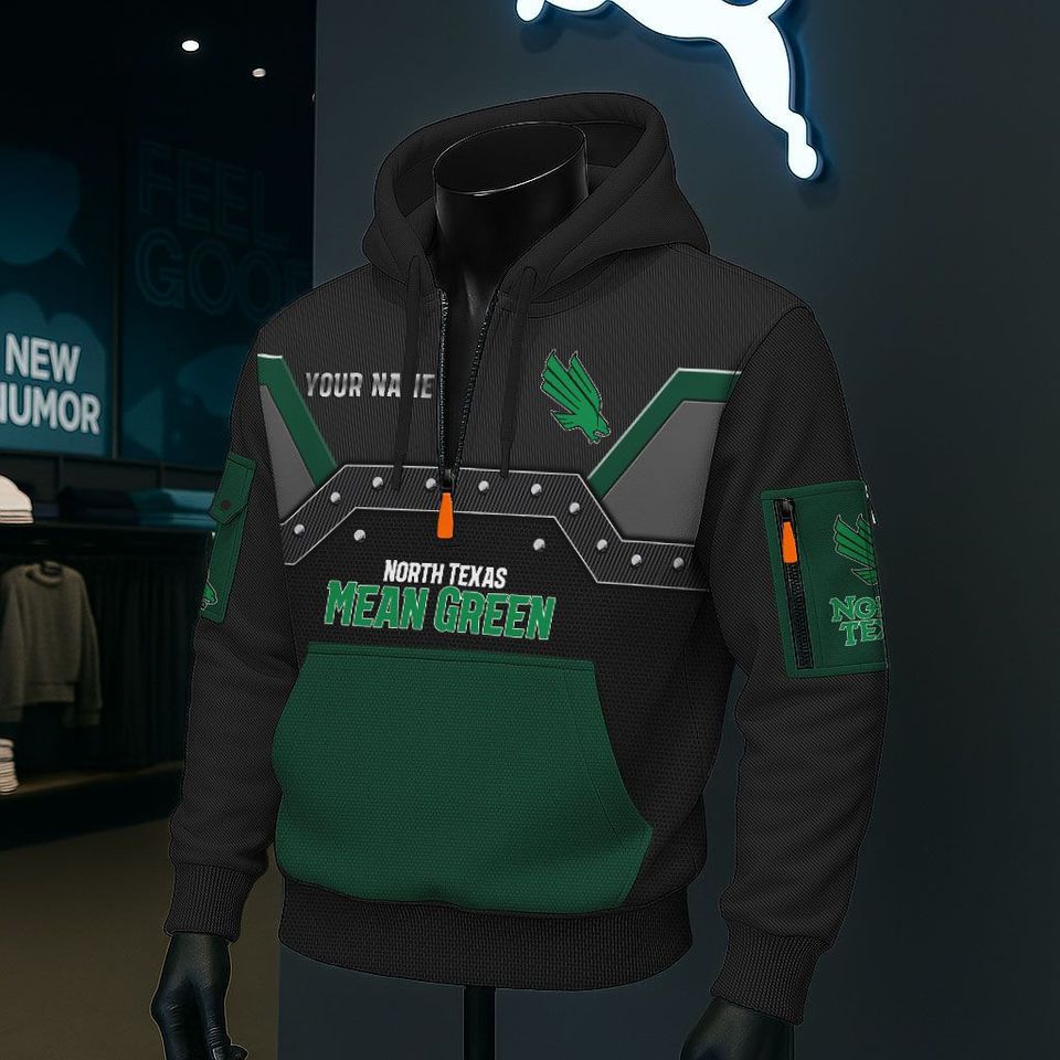 North Texas Mean Green Tactical Hoodie