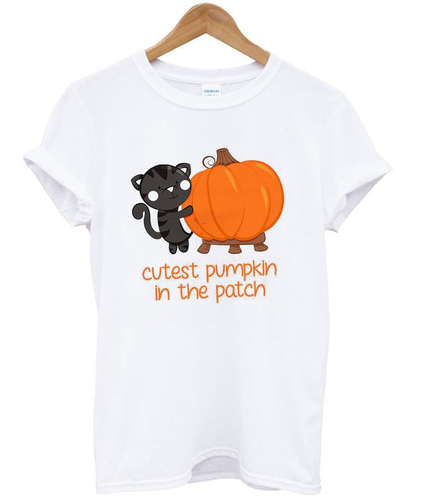cutest pumpkin in the patch t-shirt Hoodie, Sweatshirt | PureTeeCo.com