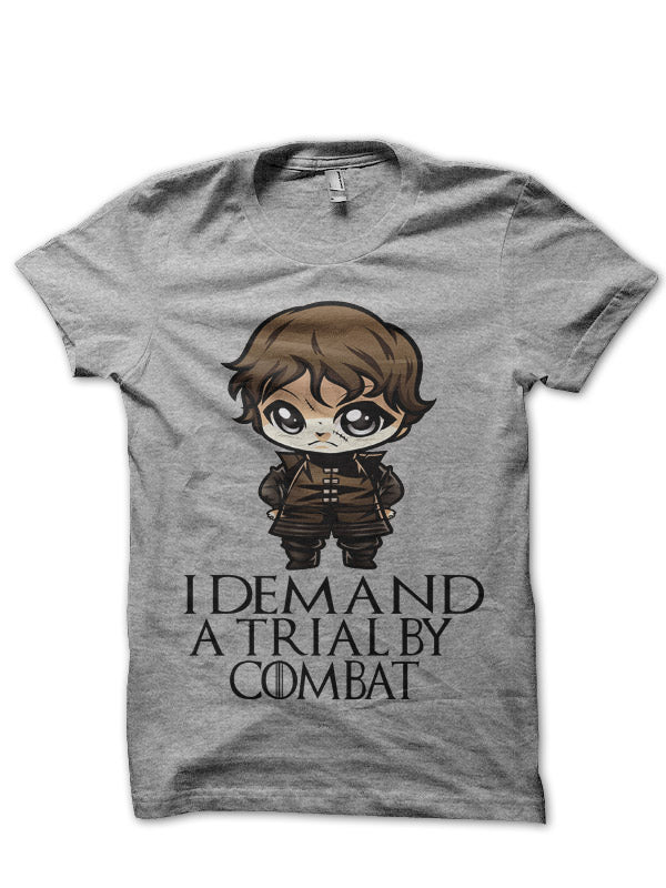 Cute Tyrion Lannister Grey T-Shirt Hoodie, Sweatshirt | PureTeeCo.com