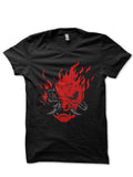 Samurai Demon Half Sleeve Black T-Shirt Hoodie, Sweatshirt | PureTeeCo.com