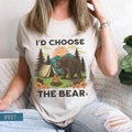 d Choose The Bear Shirt, Womens Rights Tshirt, Bear Vs Man Shirt, Female Empowerment, Trendy Tik Tok Shirt, Man or Bear...