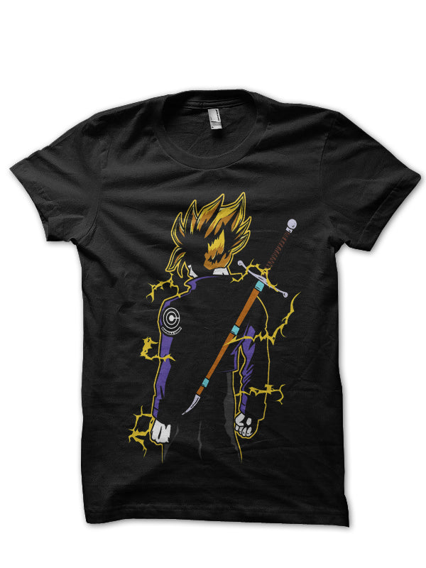 DBZ Black Tee Hoodie, Sweatshirt | PureTeeCo.com