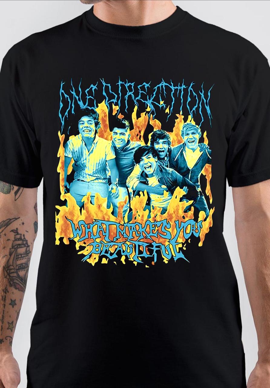 One Direction Heavy Metal T-Shirt Hoodie, Sweatshirt | PureTeeCo.com