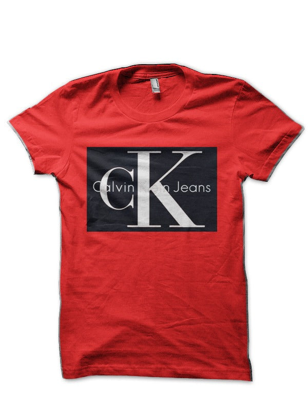 CK Red T-Shirt Hoodie, Sweatshirt | PureTeeCo.com