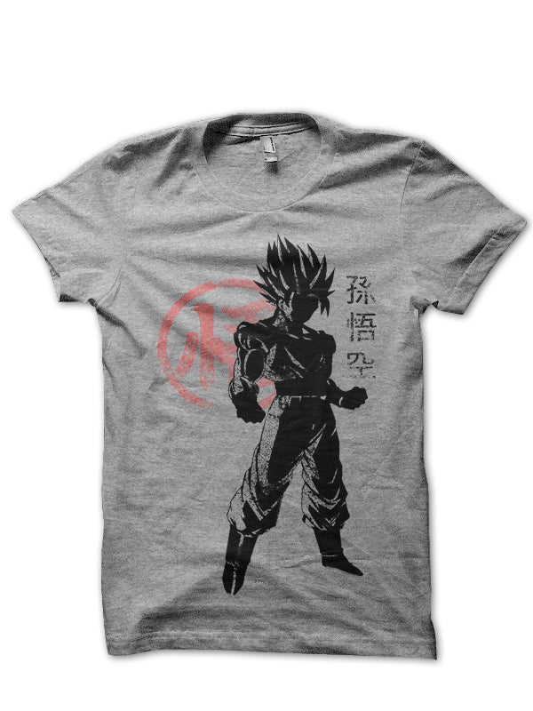 DBZ Grey Tee Style001 Hoodie, Sweatshirt | PureTeeCo.com