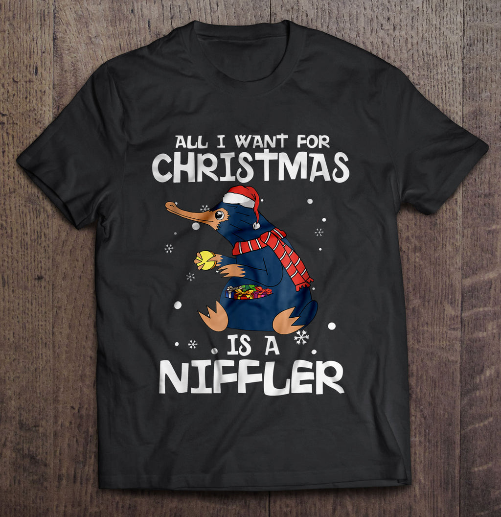 All I Want For Christmas Is A Niffler Ugly Christmas Sweater Version2