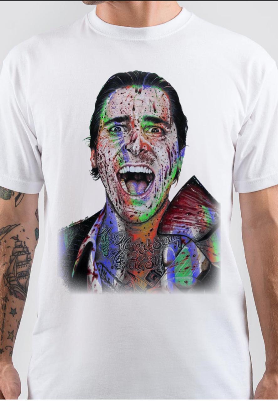 American Psycho White T-Shirt Hoodie, Sweatshirt | PureTeeCo.com