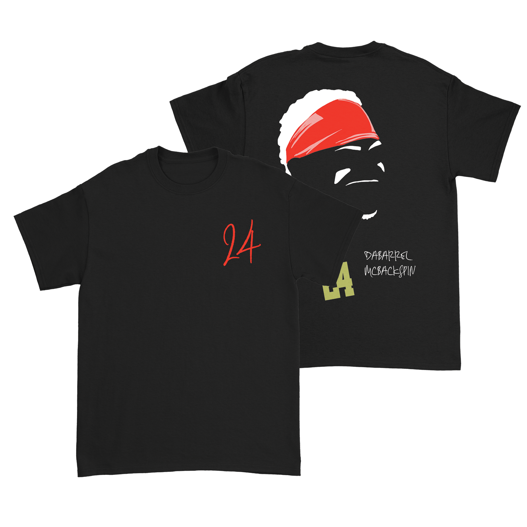 Dakota McFadden - DaBarrel McBackspin T-Shirt - Black Hoodie, Sweatshirt | PureTeeCo.com (Image 1)