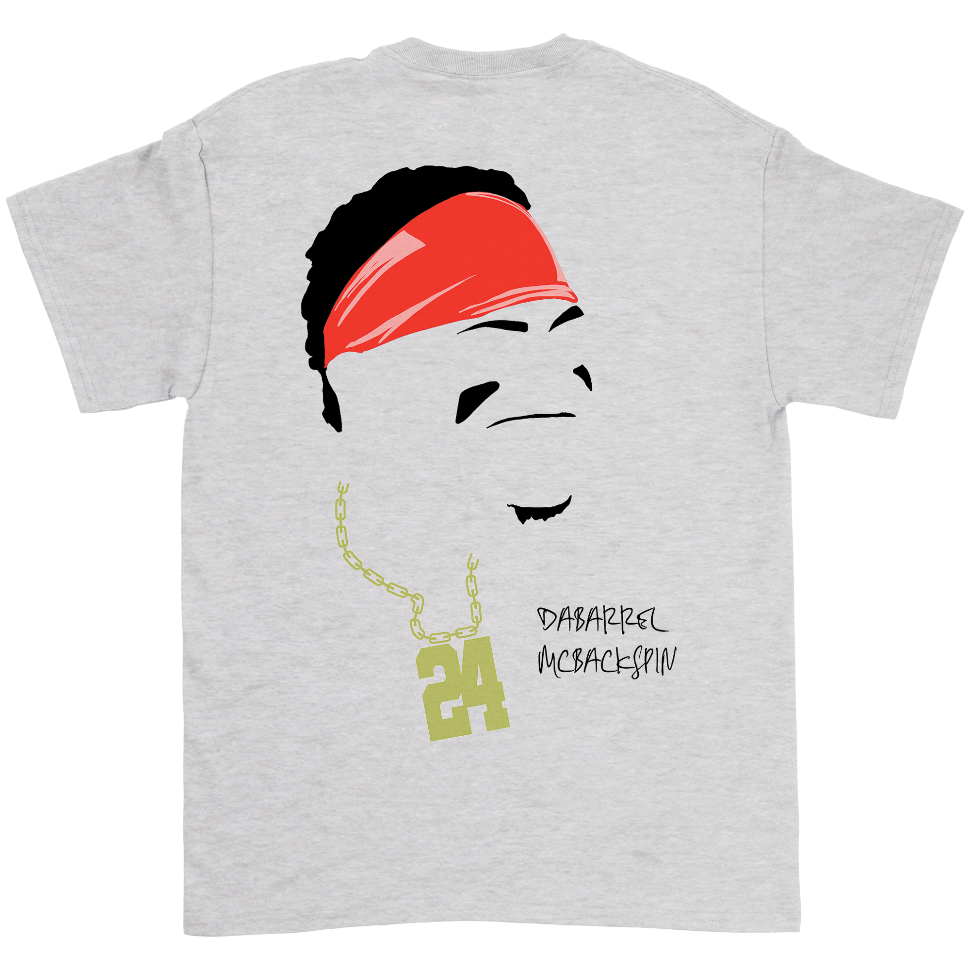 Dakota McFadden - DaBarrel McBackspin T-Shirt - Grey Hoodie, Sweatshirt | PureTeeCo.com (Image 3)