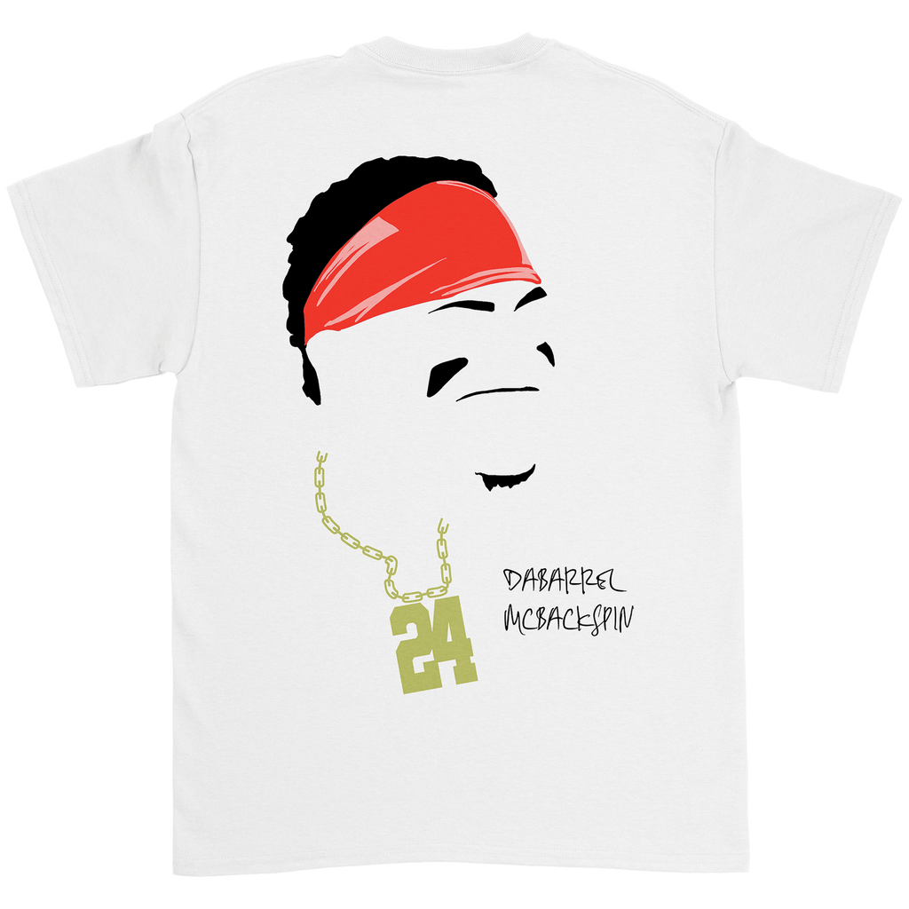 Dakota McFadden - DaBarrel McBackspin T-Shirt - White Hoodie, Sweatshirt | PureTeeCo.com (Image 3)