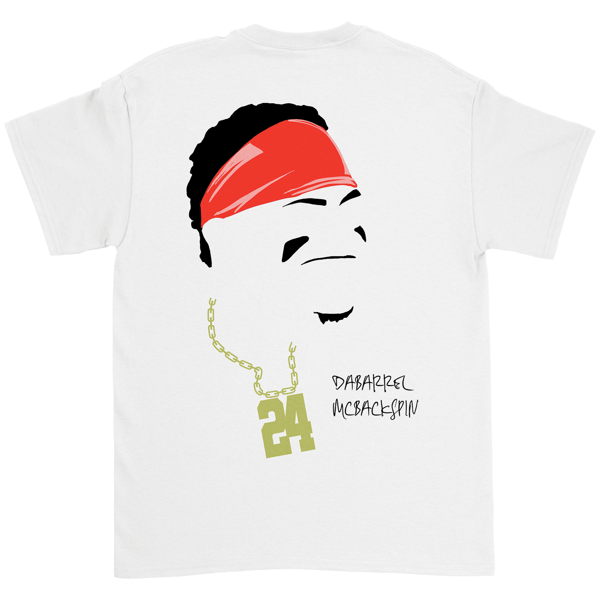 Dakota McFadden - DaBarrel McBackspin T-Shirt - White Hoodie, Sweatshirt | PureTeeCo.com (Image 3)