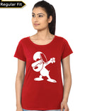 Dabbing Dog Red Girls T-Shirt Hoodie, Sweatshirt | PureTeeCo.com