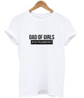 dad of girls t-shirt Hoodie, Sweatshirt | PureTeeCo.com