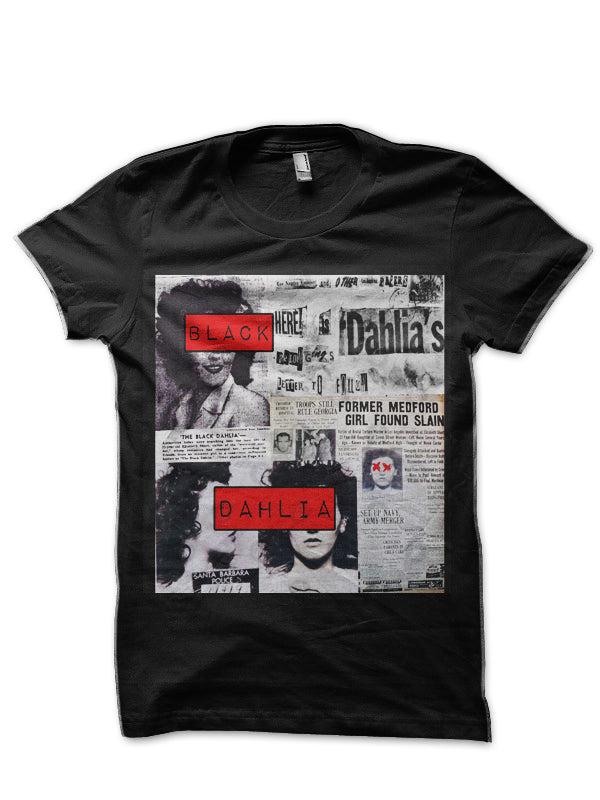 Black Dahlia Half Sleeve T-Shirt Style004 Hoodie, Sweatshirt | PureTeeCo.com