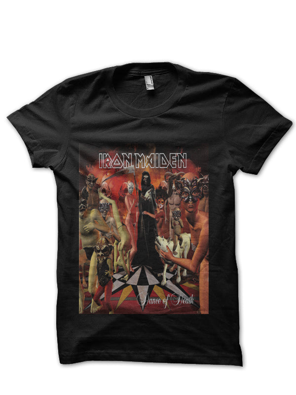 Iron Maiden Dance Of Death Black T-Shirt Hoodie, Sweatshirt | PureTeeCo.com