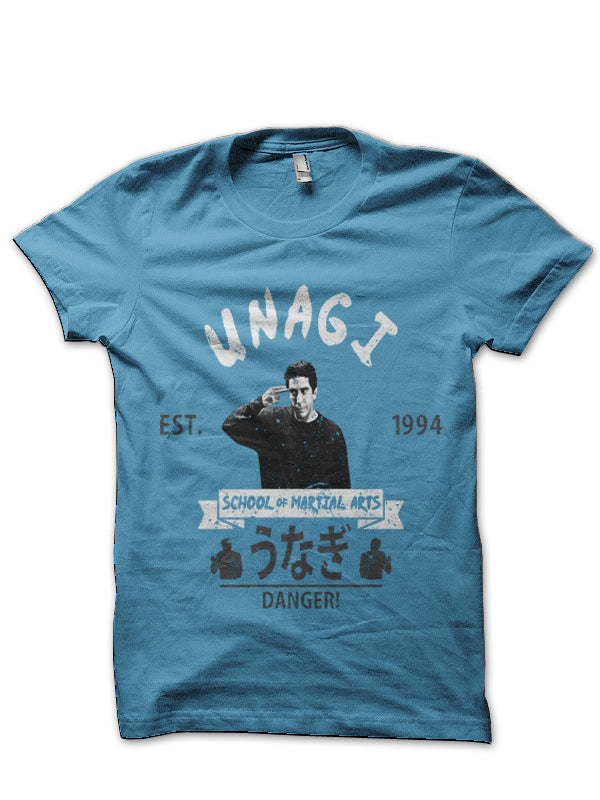 UNAGI Light Blue T-Shirt Hoodie, Sweatshirt | PureTeeCo.com