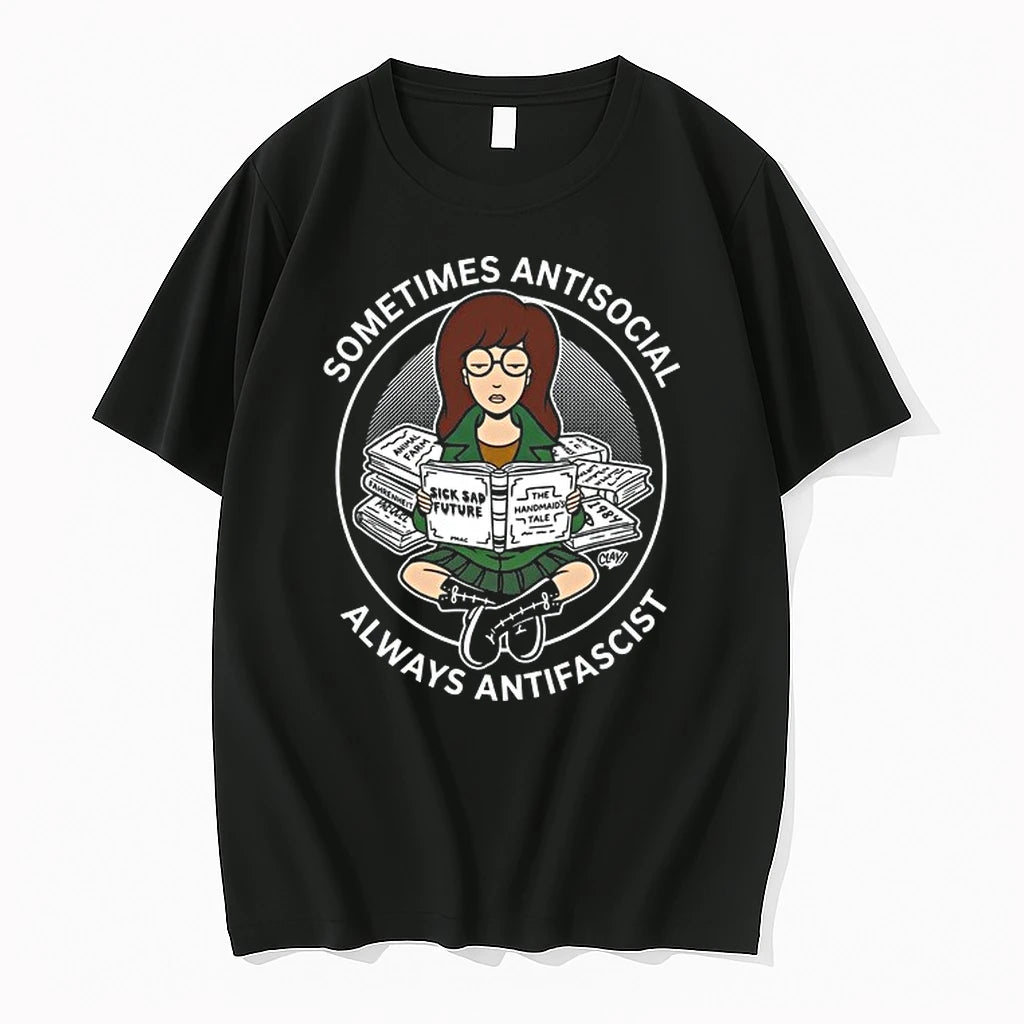 Daria Morgendorffer Sometimes Antisocial Always Antifascist 0 Tshirts Sweater