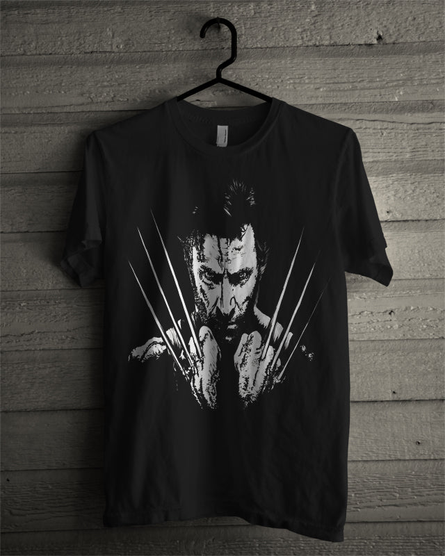 Dark Wolverine Black Tee Hoodie, Sweatshirt | PureTeeCo.com