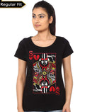 Darth Vader Card Girlâ€™s Black T-Shirt Hoodie, Sweatshirt | PureTeeCo.com